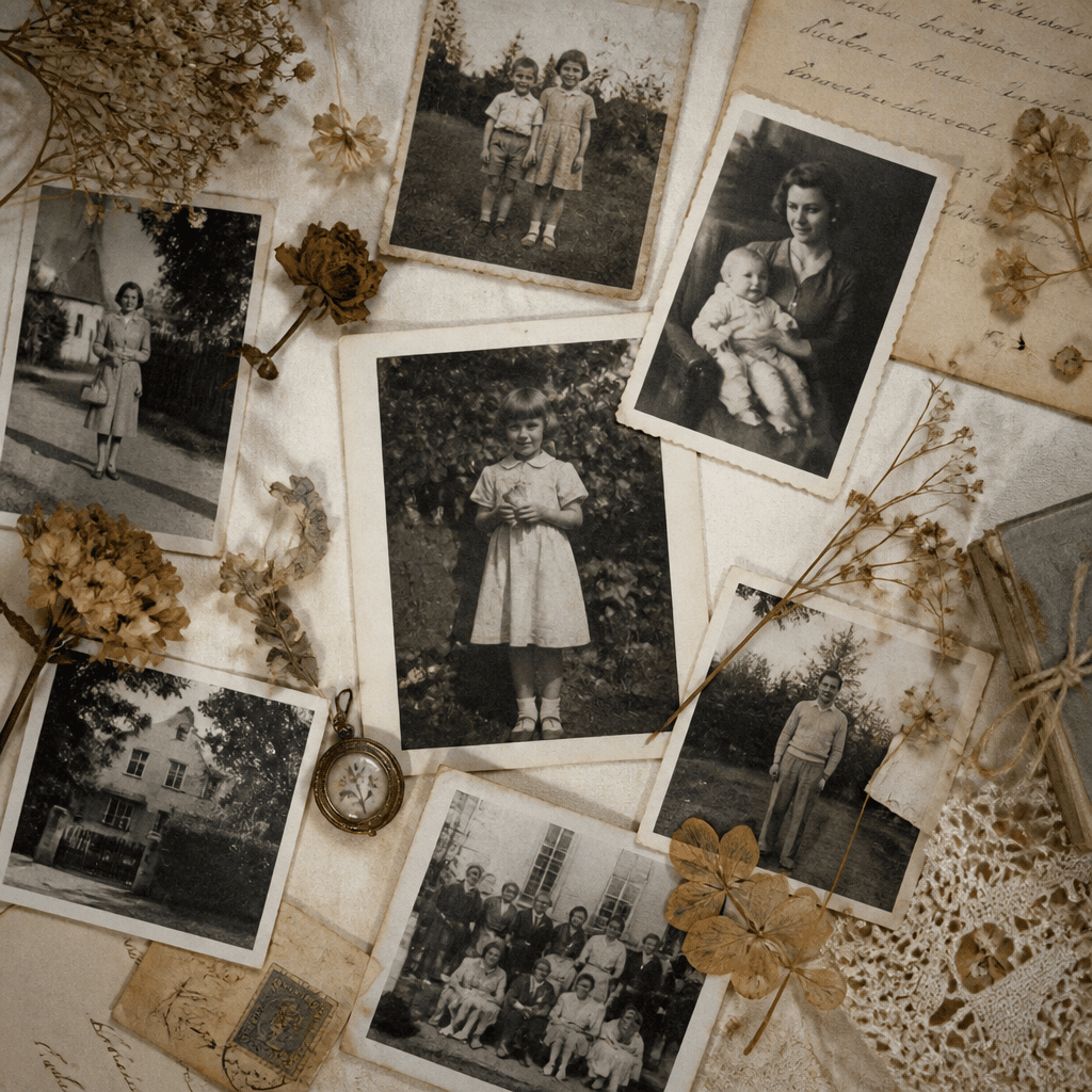Vintage family photographs